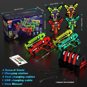 Data Sync Laser Tag Guns Shooting Game Set